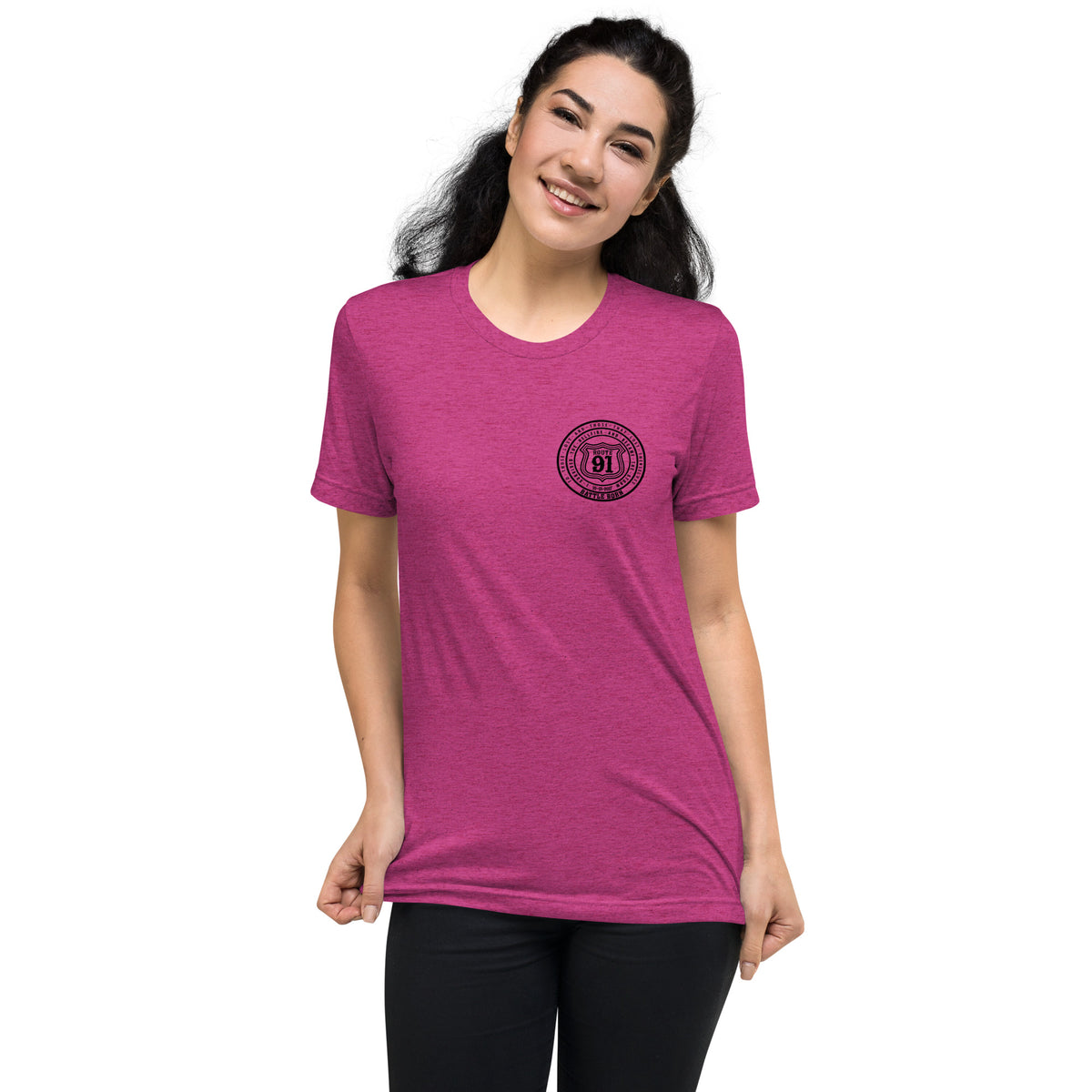R91 Badge (all black) Unisex Tee