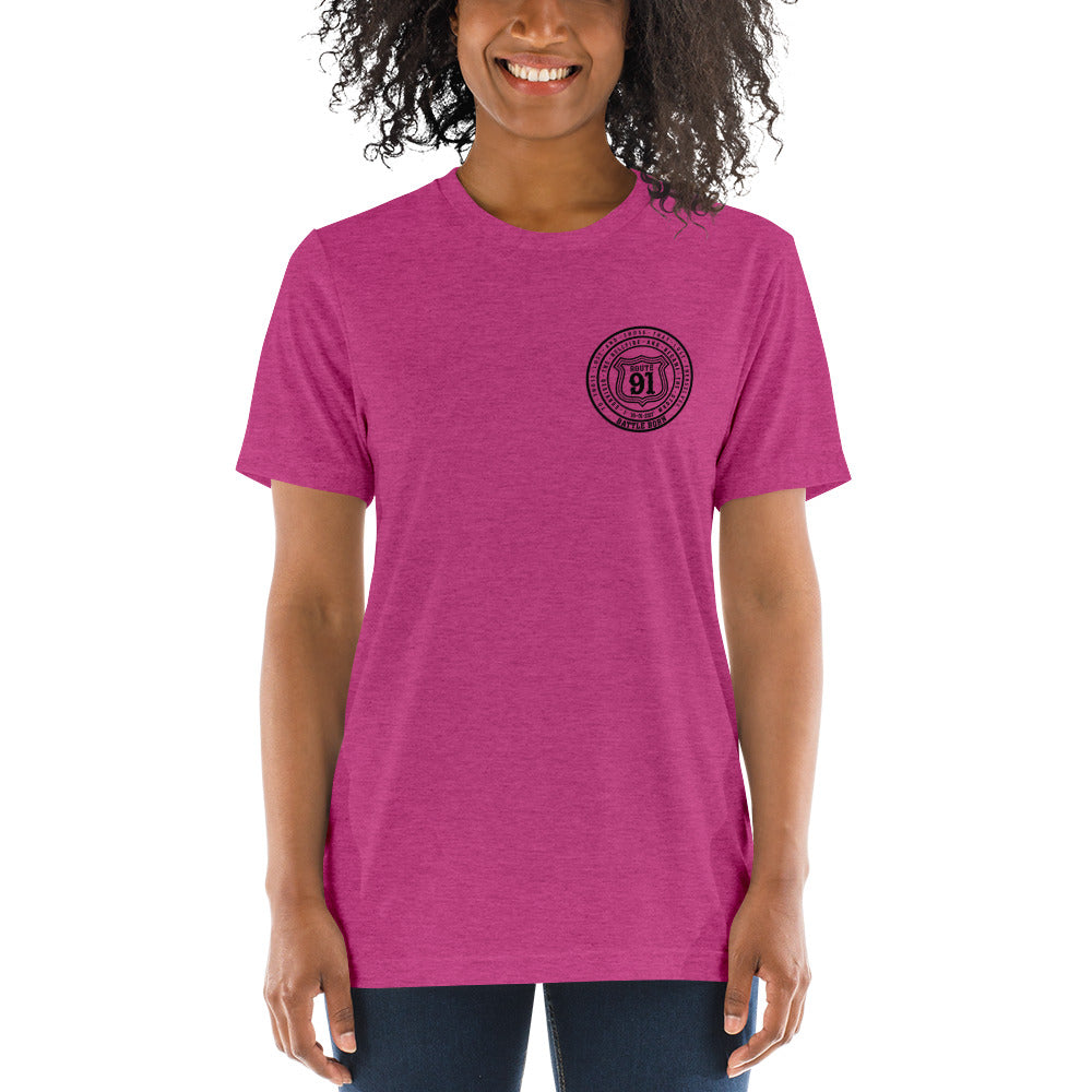 R91 Badge (all black) Unisex Tee