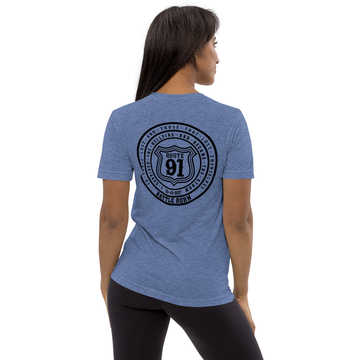 R91 Badge (all black) Unisex Tee