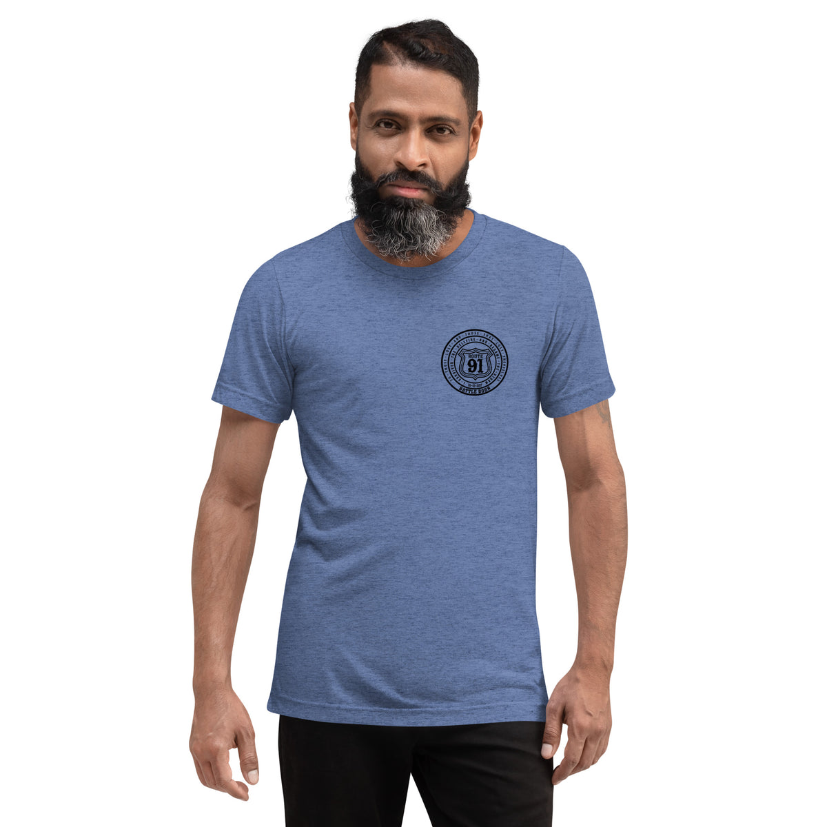 R91 Badge (all black) Unisex Tee