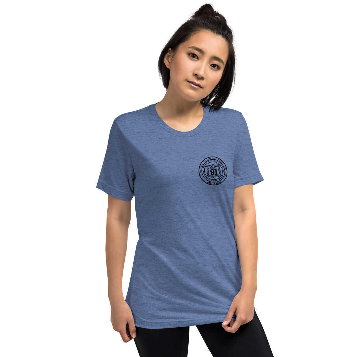 R91 Badge (all black) Unisex Tee