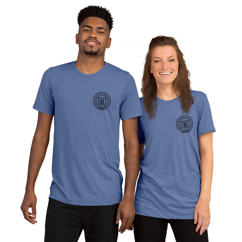 R91 Badge (all black) Unisex Tee