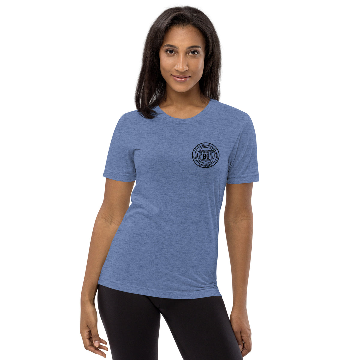 R91 Badge (all black) Unisex Tee