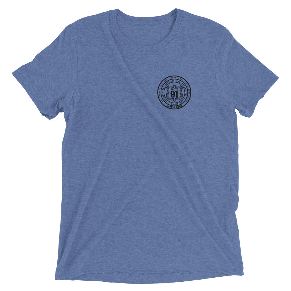 R91 Badge (all black) Unisex Tee
