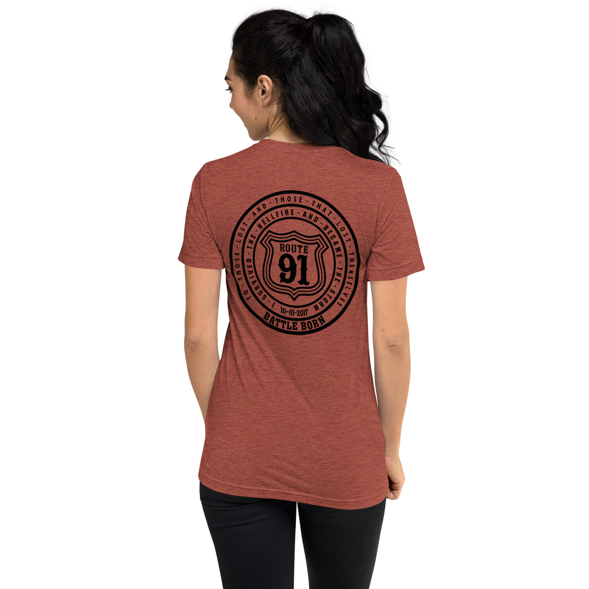 R91 Badge (all black) Unisex Tee