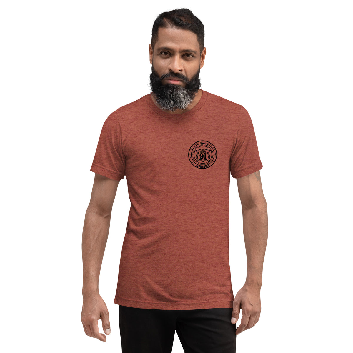 R91 Badge (all black) Unisex Tee