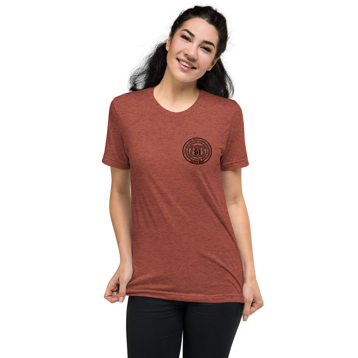 R91 Badge (all black) Unisex Tee