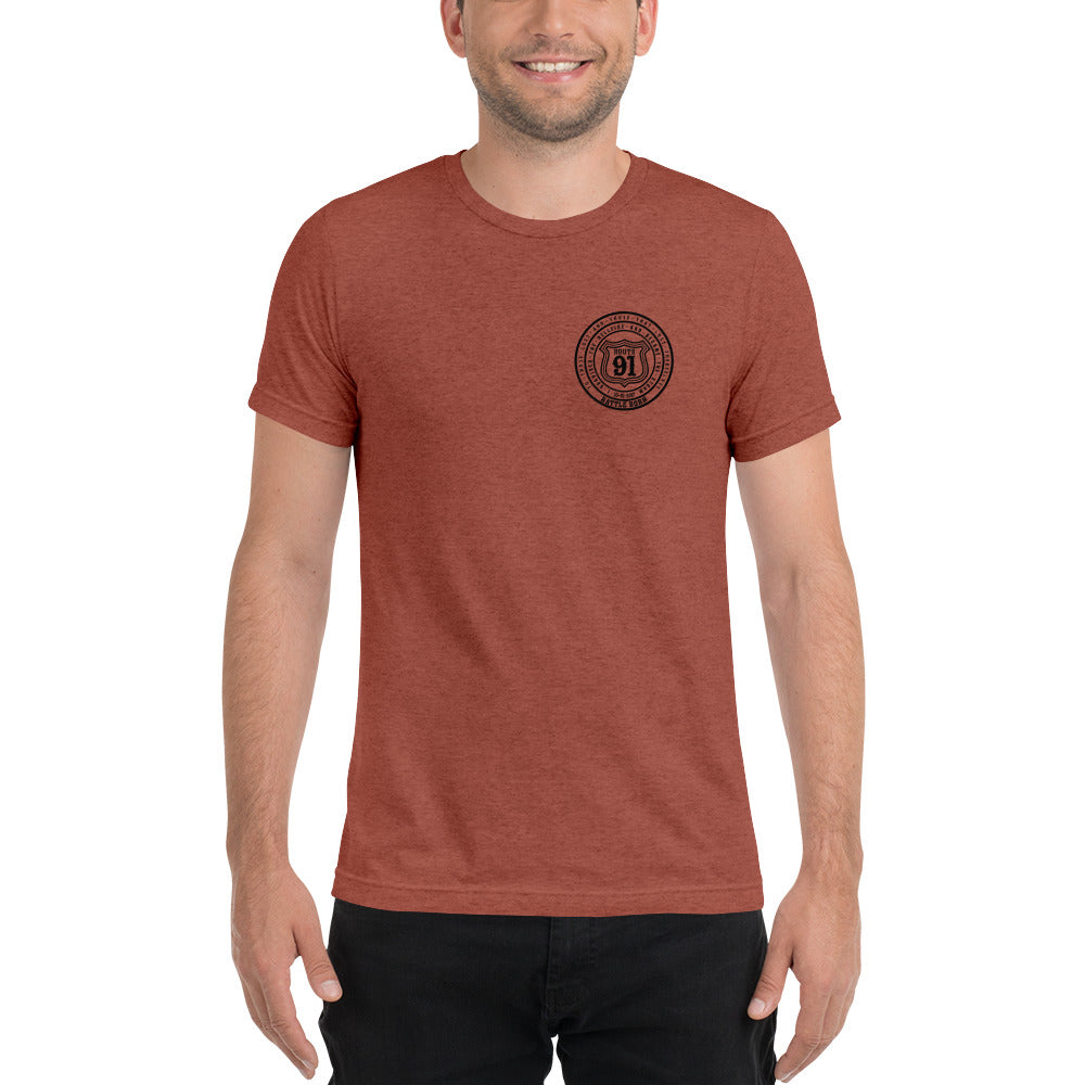 R91 Badge (all black) Unisex Tee