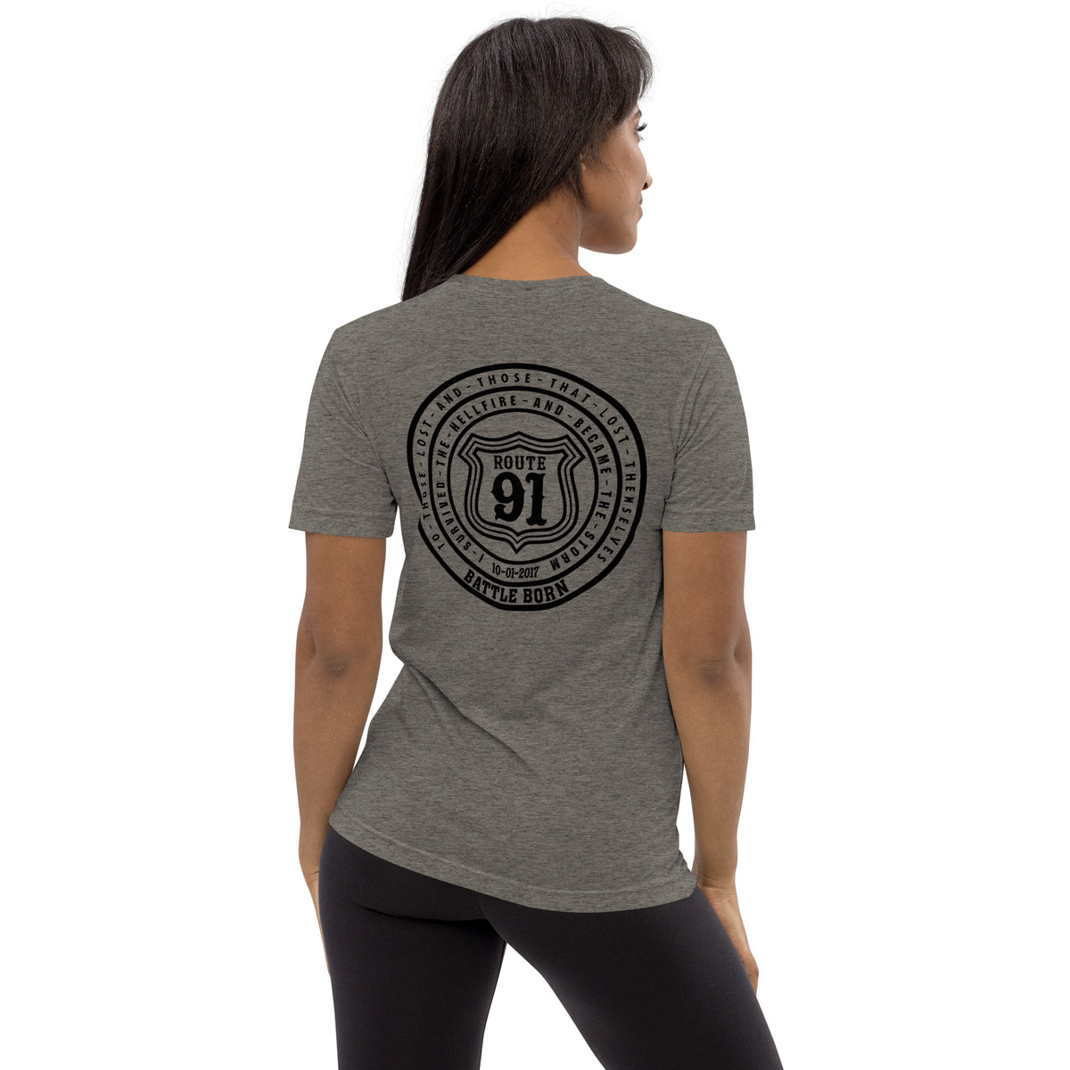 R91 Badge (all black) Unisex Tee