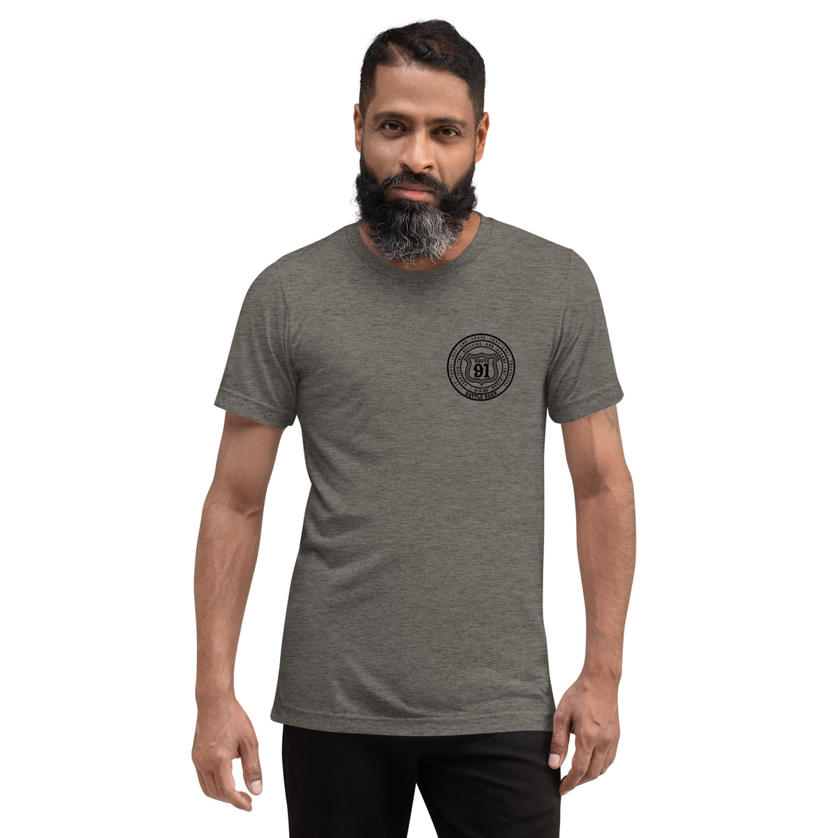 R91 Badge (all black) Unisex Tee