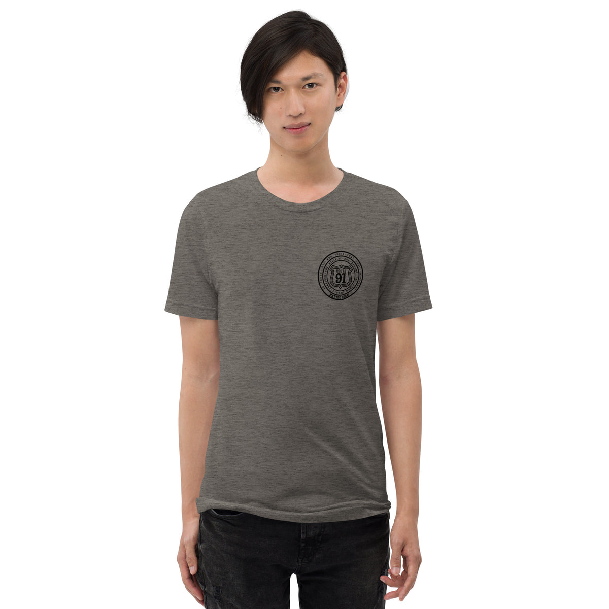R91 Badge (all black) Unisex Tee