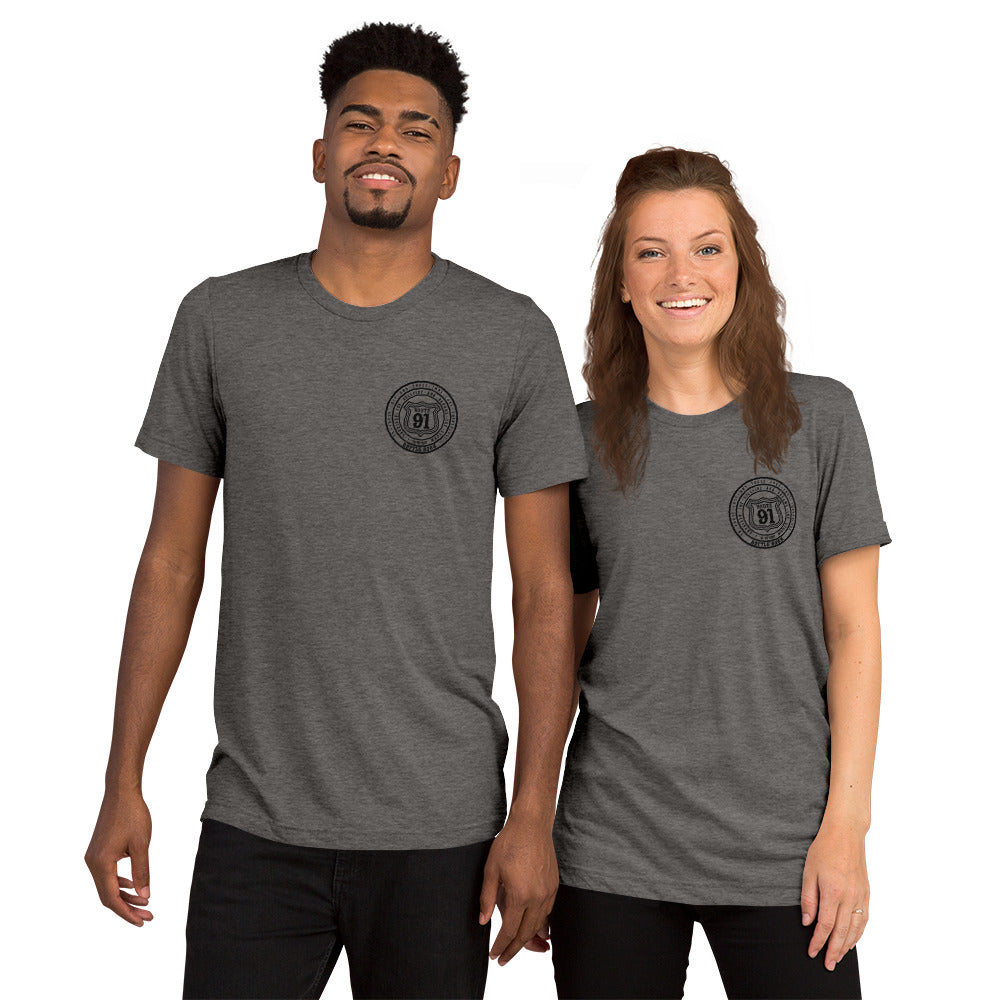 R91 Badge (all black) Unisex Tee