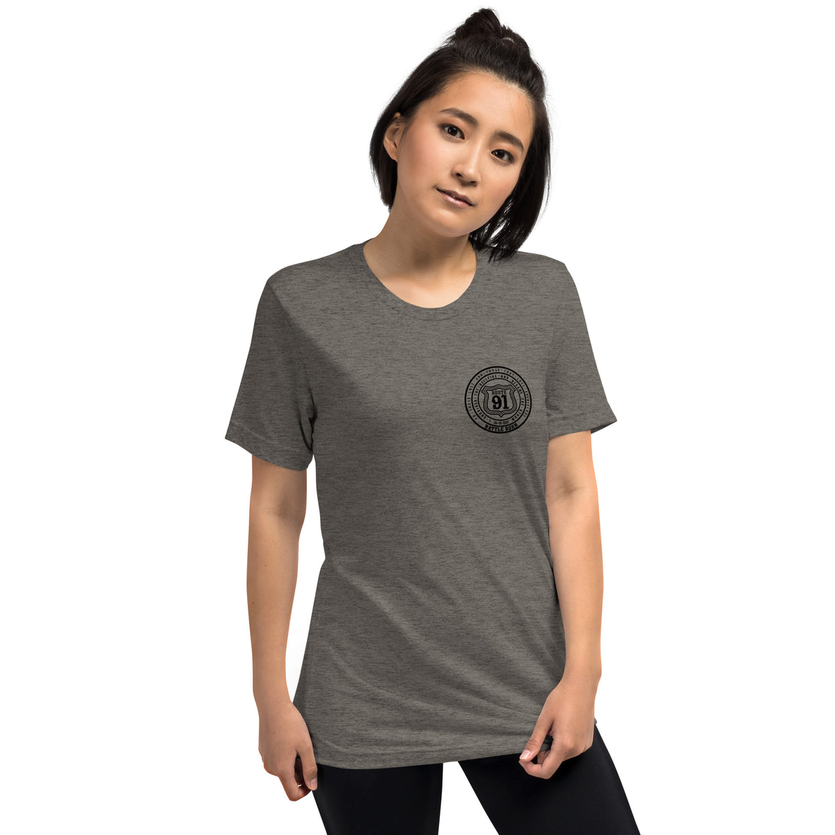 R91 Badge (all black) Unisex Tee