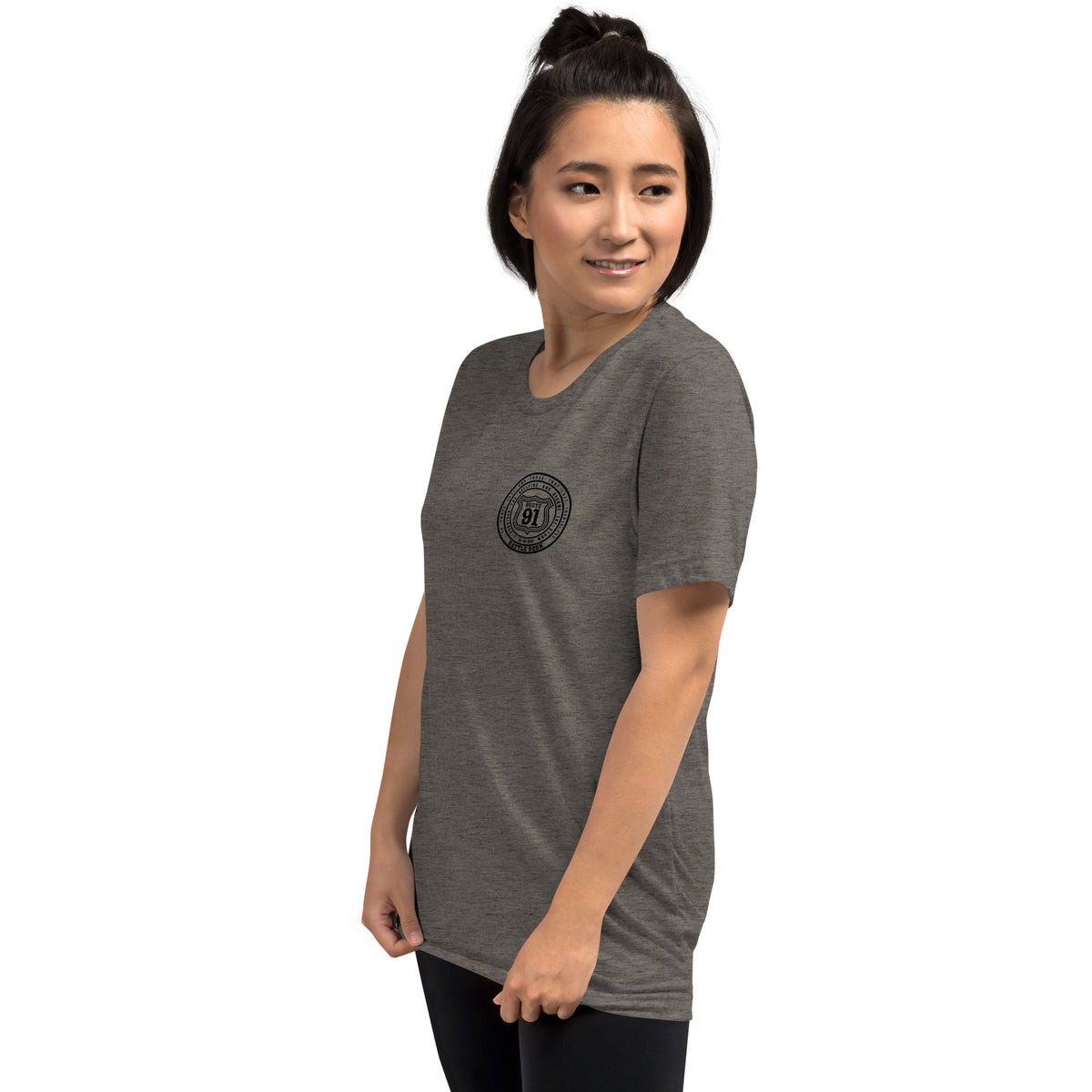 R91 Badge (all black) Unisex Tee
