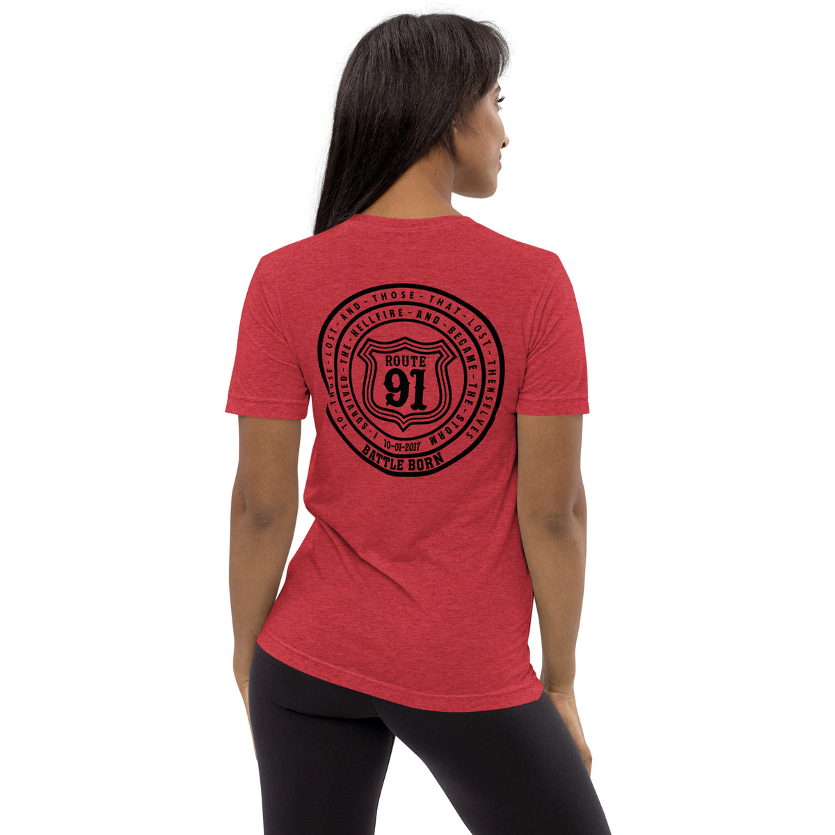 R91 Badge (all black) Unisex Tee