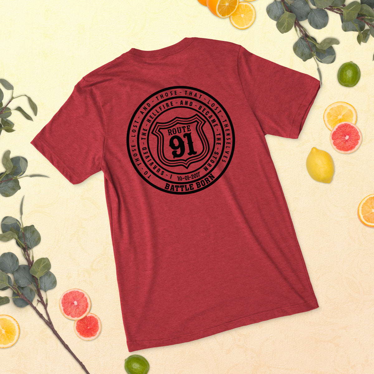 R91 Badge (all black) Unisex Tee