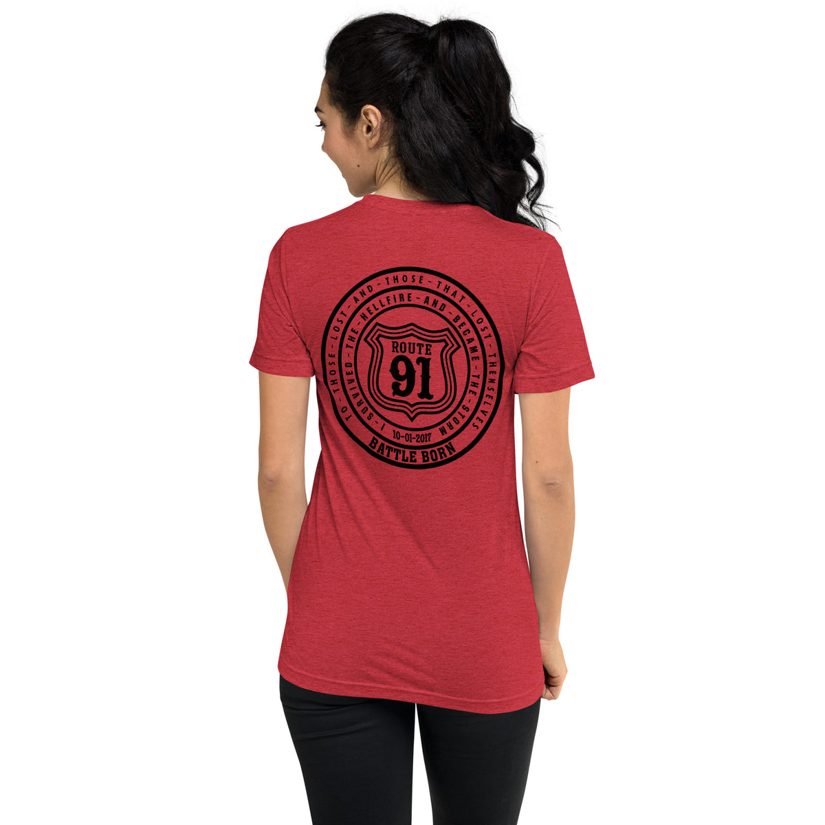 R91 Badge (all black) Unisex Tee