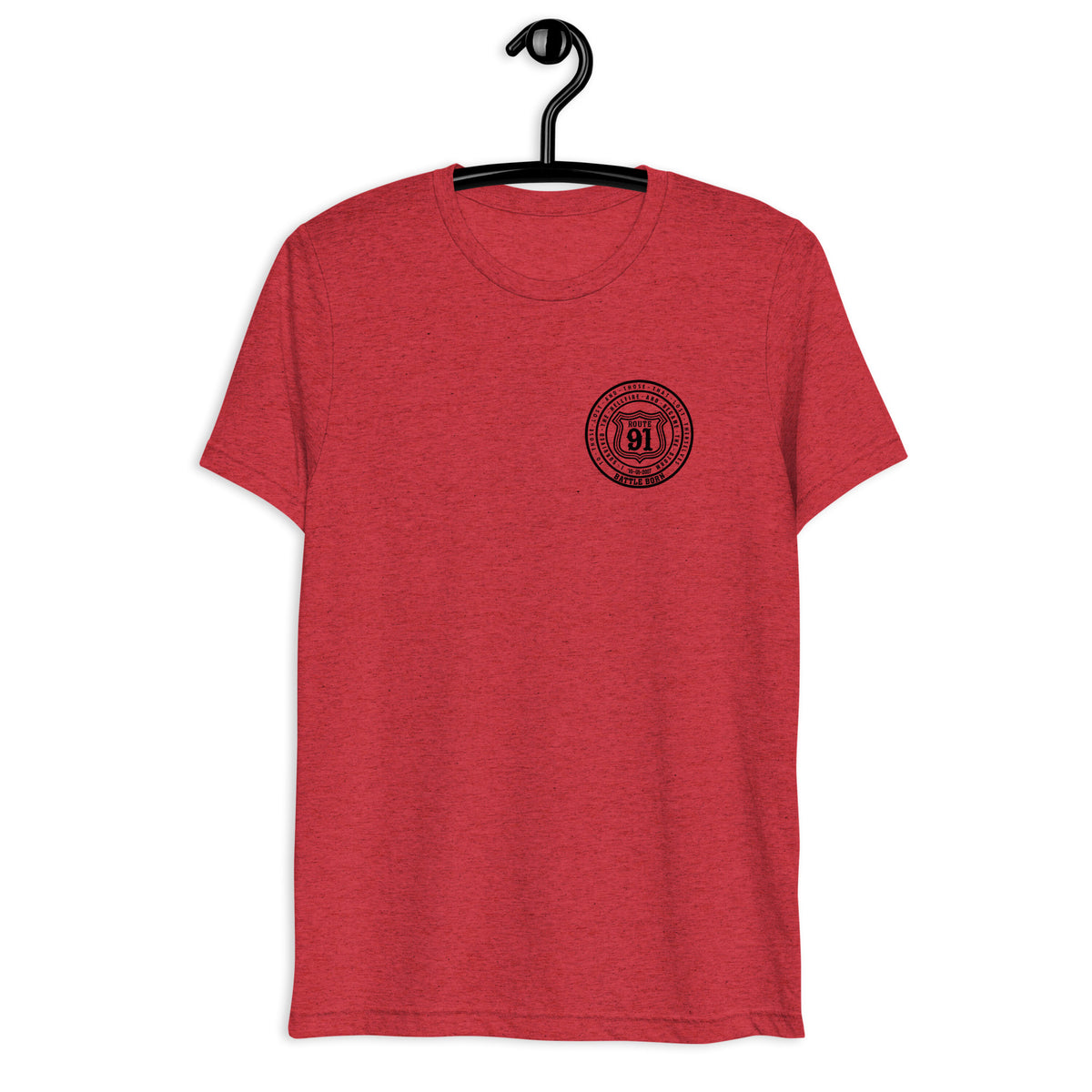 R91 Badge (all black) Unisex Tee