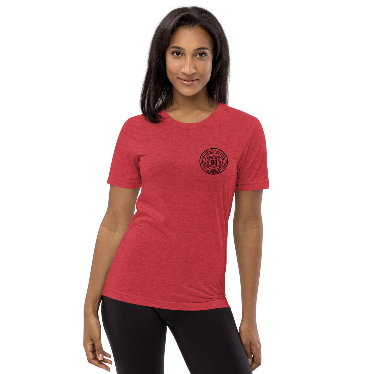 R91 Badge (all black) Unisex Tee
