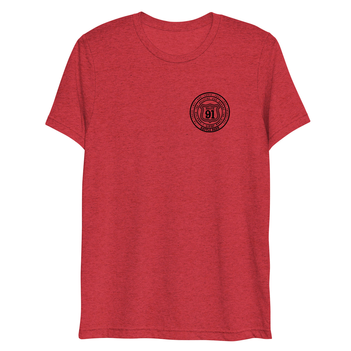 R91 Badge (all black) Unisex Tee