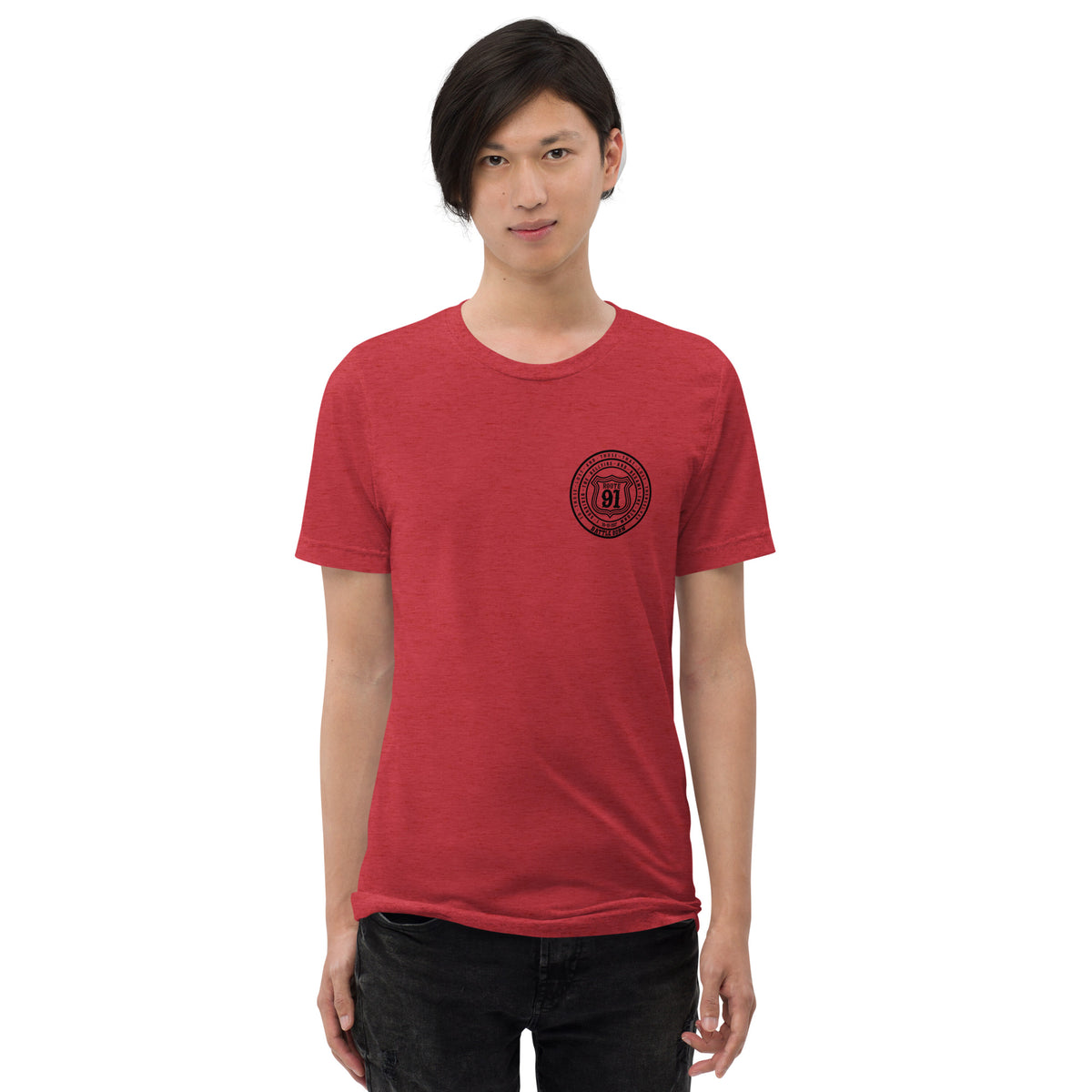 R91 Badge (all black) Unisex Tee