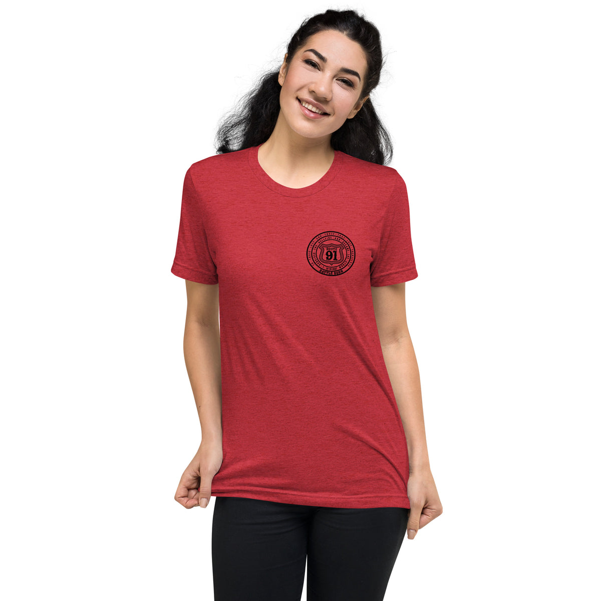 R91 Badge (all black) Unisex Tee