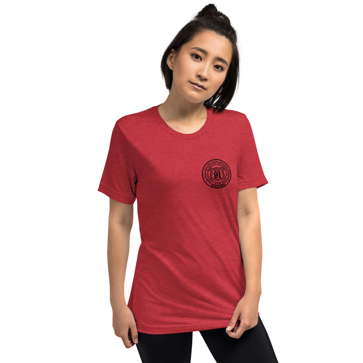 R91 Badge (all black) Unisex Tee