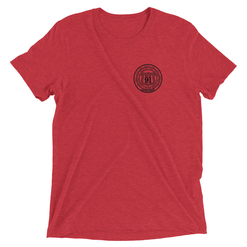 R91 Badge (all black) Unisex Tee