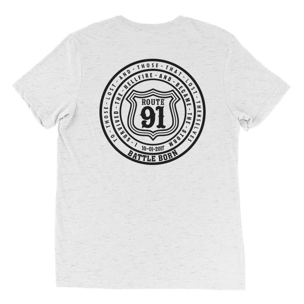 R91 Badge (all black) Unisex Tee