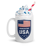 Made in the USA shield Mug